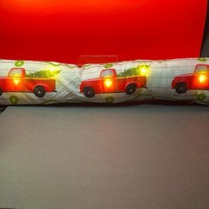 NEW LED LIGHTED DRAFT DOOR  DODGER TRUCK PILLOW
